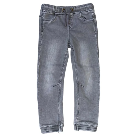 4-5 év (110) Matalan szürke elasztikus farmernadrág
