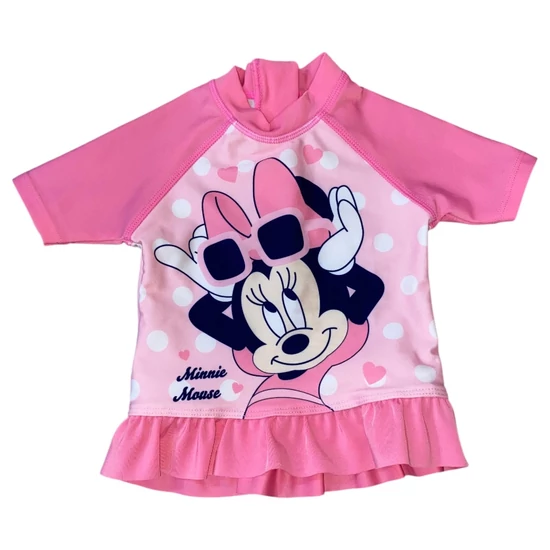 6-9 hó (74) Disney Minnie uv szűrős fürdőfelső, póló