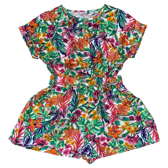 7-8 év (122-128) Nutmeg virágos playsuit