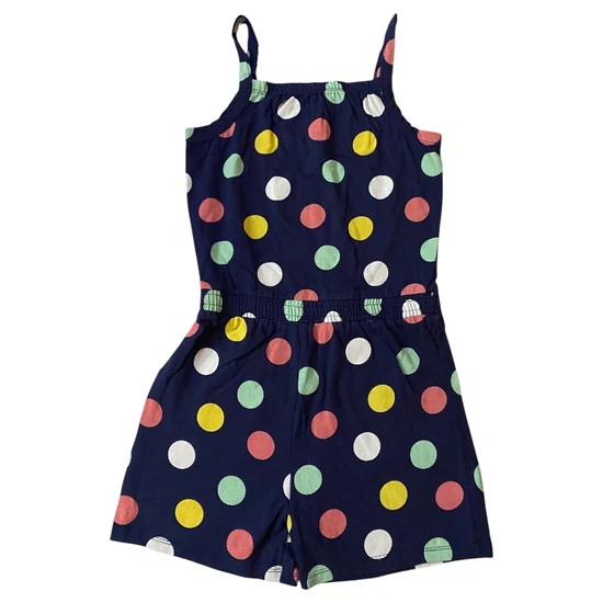 9-10 év (140) Nutmeg pöttyös playsuit