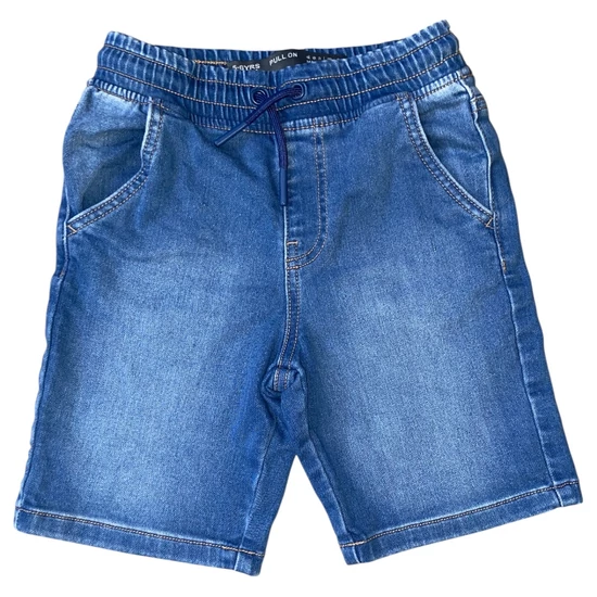 5-6 év (116) Primark elasztikus farmer rövidnadrág