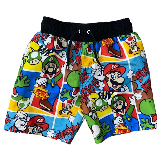 4-5 év (110) Primark Super Mario rövidnadrág, fürdőnadrág