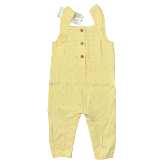 Új 3-6 hó (68) M&amp;S kötött kantáros nadrág