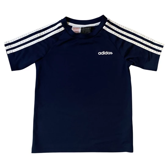 7-8 év (128) Adidas sötétkék póló, mez