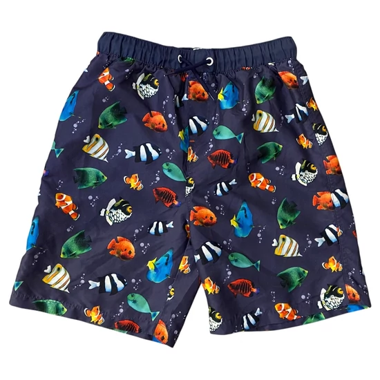 12-13 év (152-158) Summer Vibes halas rövidnadrág, fürdőnadrág