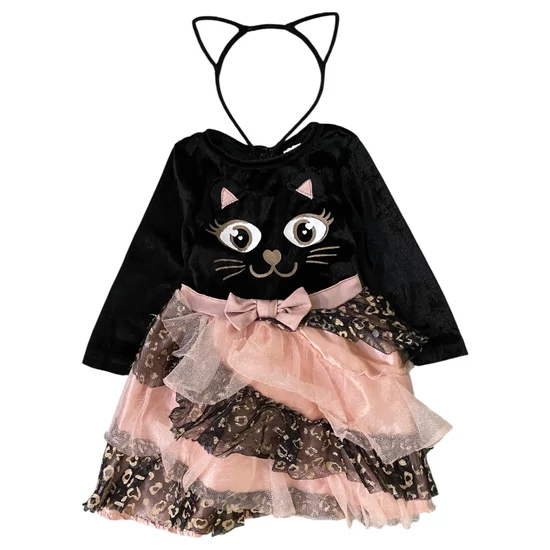 9-12 hó (74-80) Tu Halloween cica jelmez
