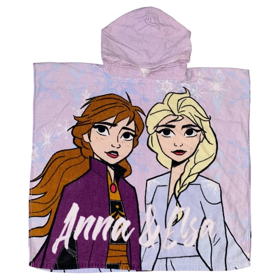 Disney Frozen Jégvarázs poncsó törölköző, fürdőponcsó