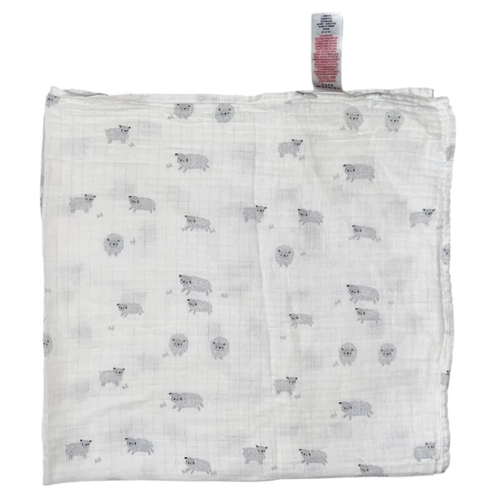 Primark bárányos textil pelenka 64x66 cm