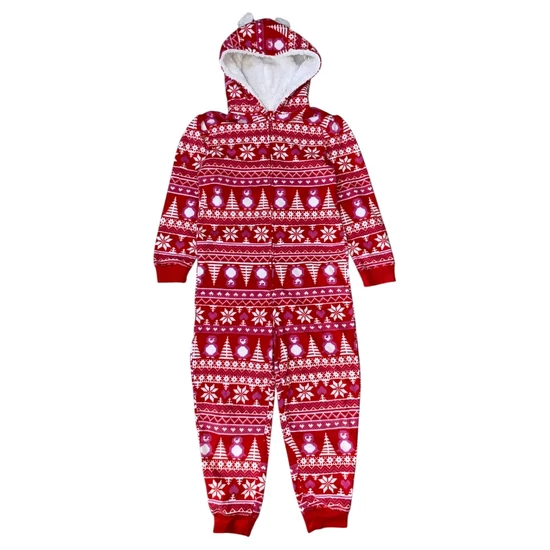 7-8 év (122-128) George karácsonyi polár pizsama, overál