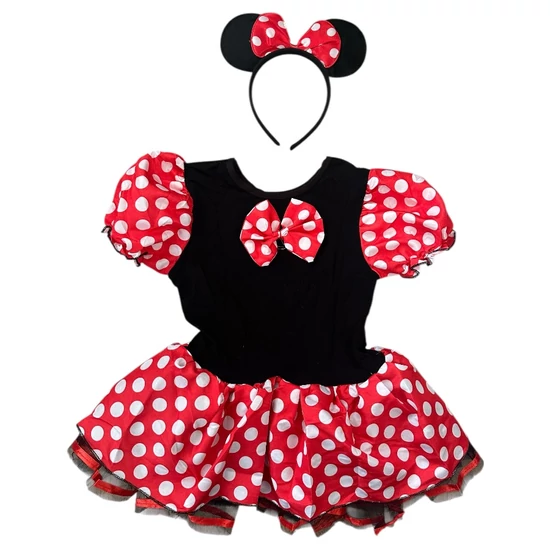 Új 7-9 év (128-134) Minnie ruha, jelmez