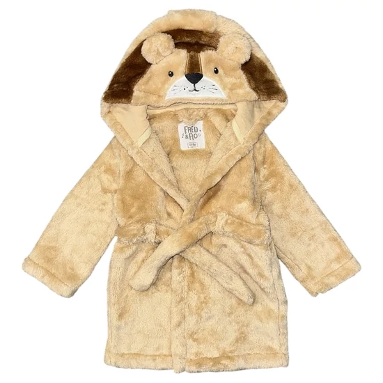 1-1,5 év (86) F&amp;F oroszlános pihe-puha gyerek köntös