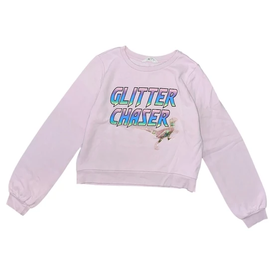 12-14 év (158-164) H&amp;M dínós rövid pulóver