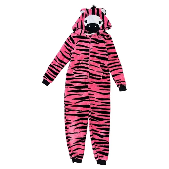 6-7 év (116-122) BHS zebra jelmez, pizsama, overál