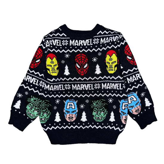 1,5-2 év (92) Primark Marvel karácsonyi pulóver