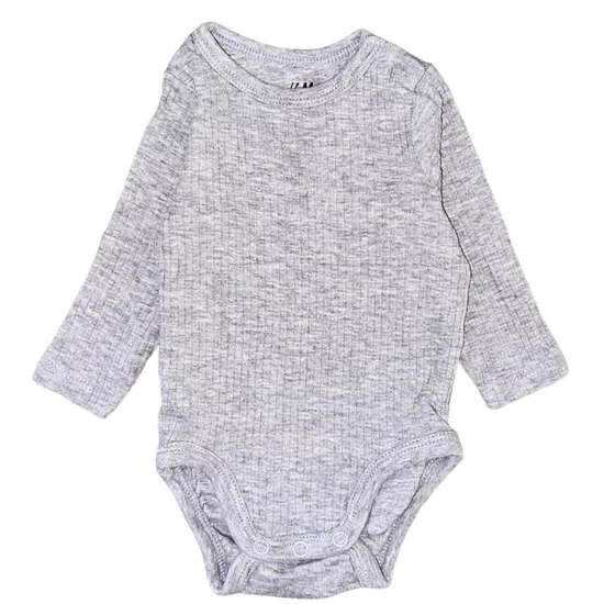 1-2 hó (56) H&amp;M szürke body