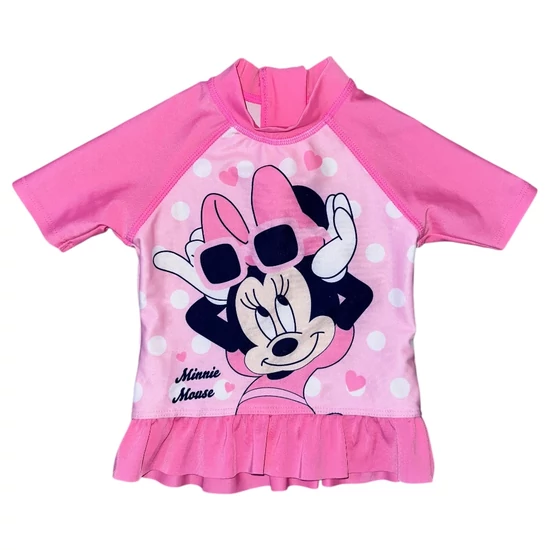 6-9 hó (68-74) Disney Minnie uv szűrős fürdőfelső