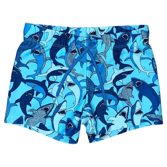 4-6 év (110-116) H&amp;M cápás fürdőnadrág, úszónadrág