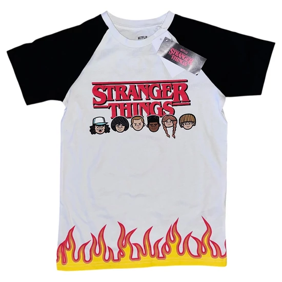 Új 7-8 év (128) F&amp;F Stranger Things póló