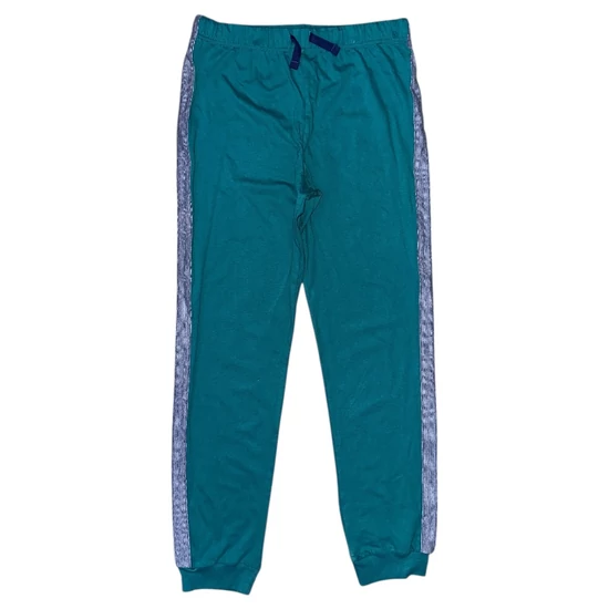 13-14 év (164) M&amp;S zöld pamut nadrág