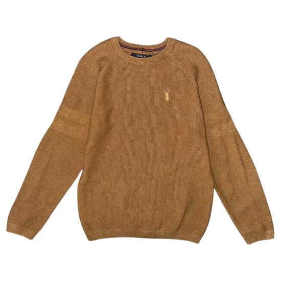 8 év (128) Next mustársárga kötött pulóver