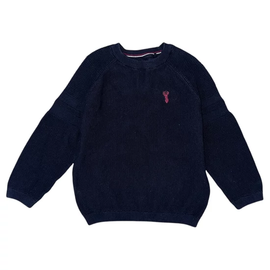 7 év (122) Next sötétkék alkalmi pulóver