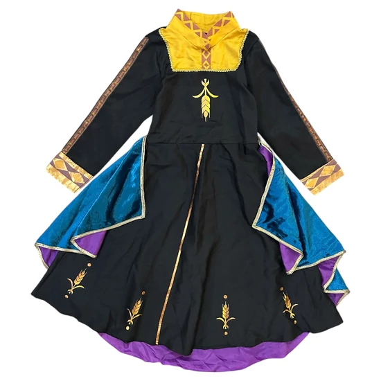 7-8 év (122-128) Tu Disney Frozen Anna jelmez palásttal