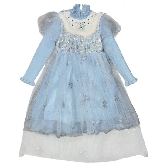 7-9 év (128-134) Frozen Jégvarázs Elza jelmez