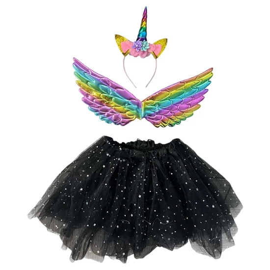 5-8 év (116-128) Unikornis jelmez, világítós