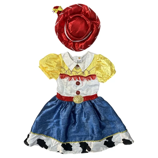 7-8 év (128) F&amp;F Jessie cowgirl jelmez kalappal