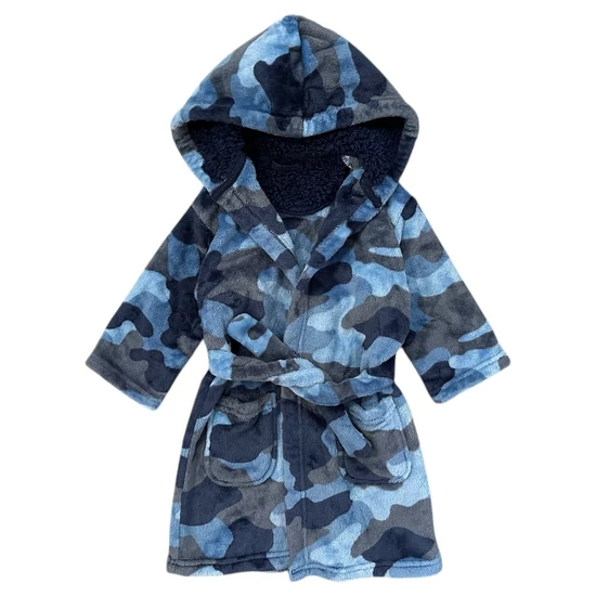 1-2 év (86-92) M&amp;S terepmintás pihe-puha gyerek köntös