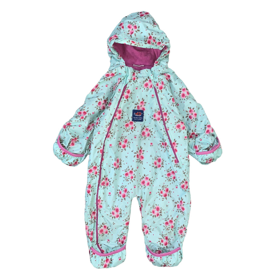 1,52 év (92) Jojo Maman Bébé rózsás vízhatlan overál